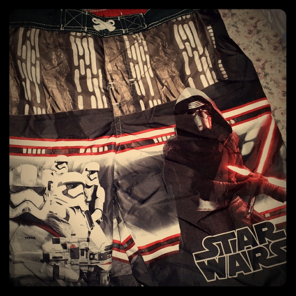 Star wars swim trunks
